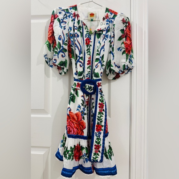 FARM Rio Colorful Floral Mini Dress - Picture 6 of 9